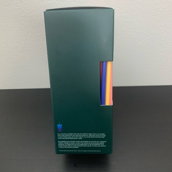 STARBUCKS COLOR CHANGING REUSABLE COLD CUPS 2020 - Picture 5 of 5
